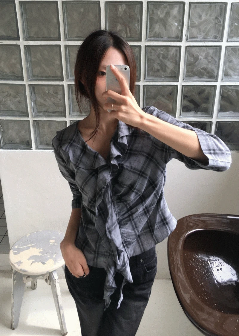 쿠키 체크 러플 BL