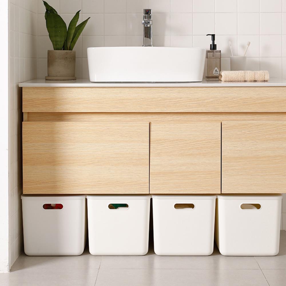 리빙박스 옷 수납정리함 투명 펜트리수납함 팬트리 옷장정리 노하우 장난감 보관함 손잡이L