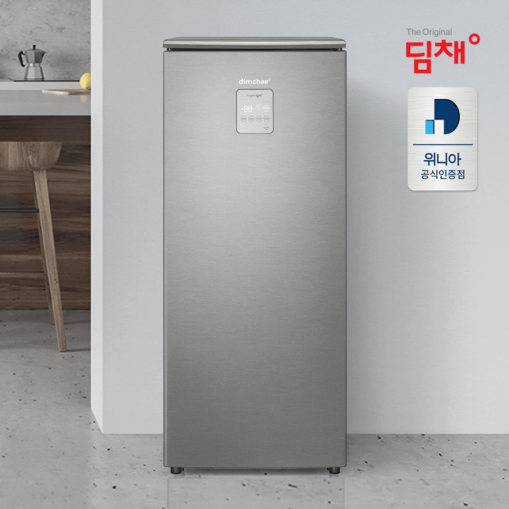 23년형 딤채 미니 스탠드 김치냉장고 (102L) 스타크실버/디화이트