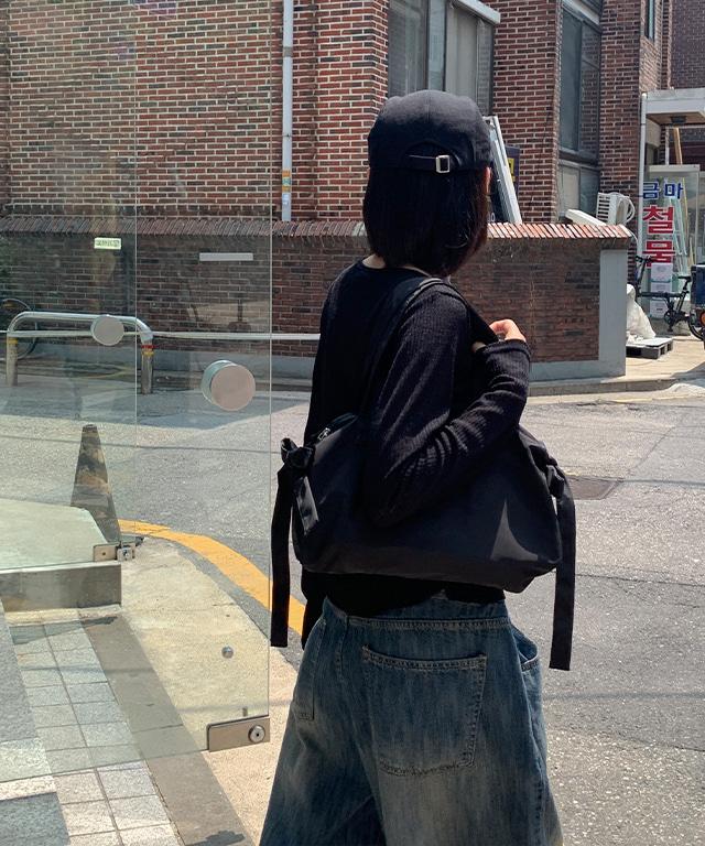 데일리쥬 디몬트 리본 숄더백 - 4 color