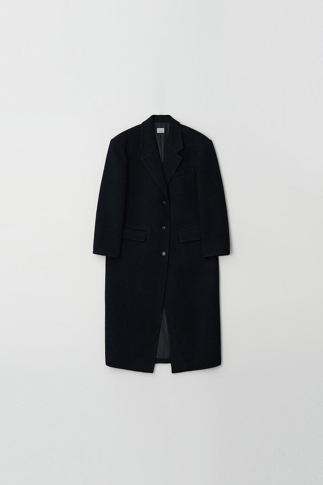 Alpaca Single Coat (navy)