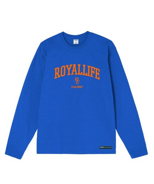 RLL1102 바시티 아치 로고 롱슬리브 - 블루