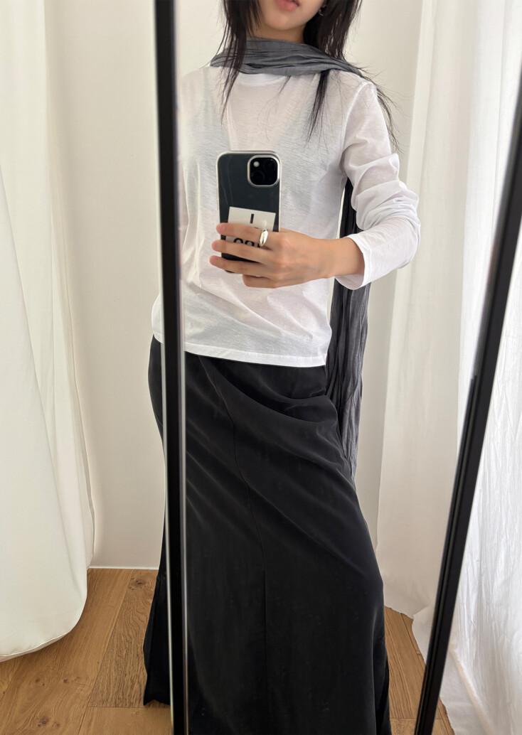 루츠 스카프 - 라이트 그레이