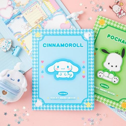 [Sanrio] 레트로 스티키 메모 북 (6종)