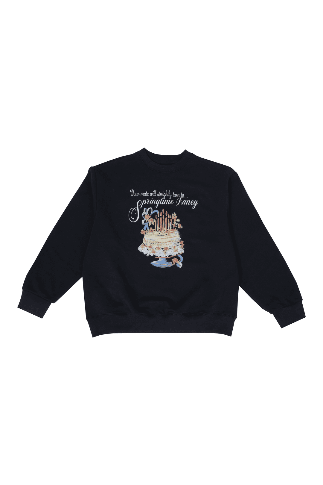 DIMANCHE CAKE SWEATSHIRT NAVY