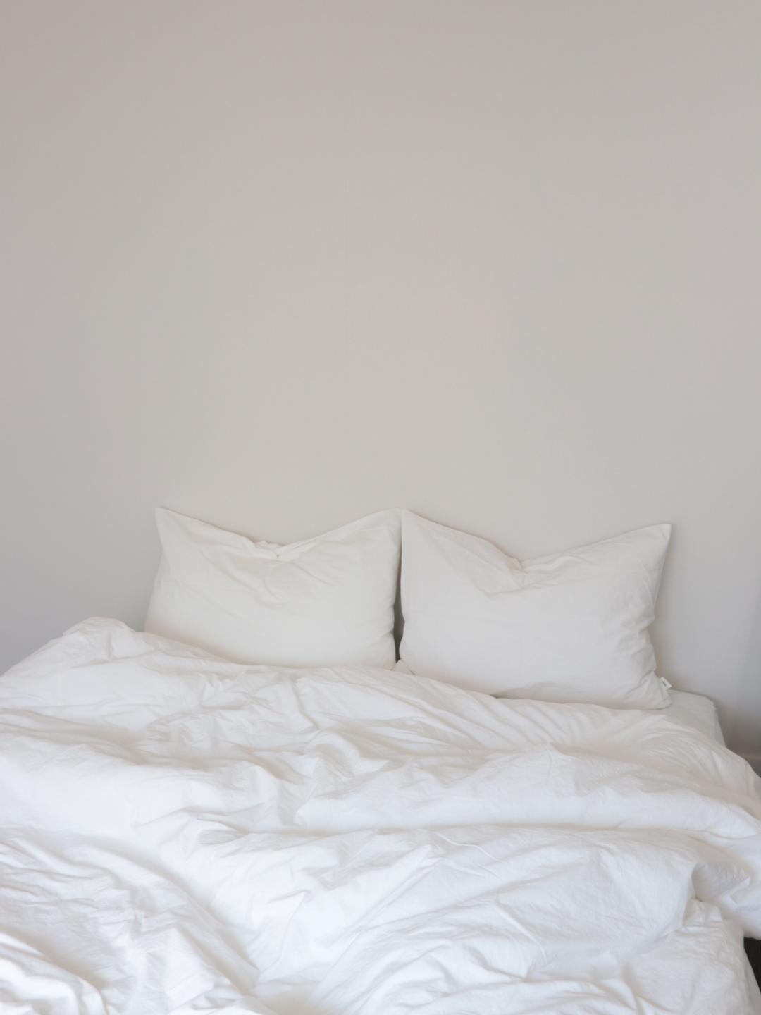 Ivory cotton pillow cover
