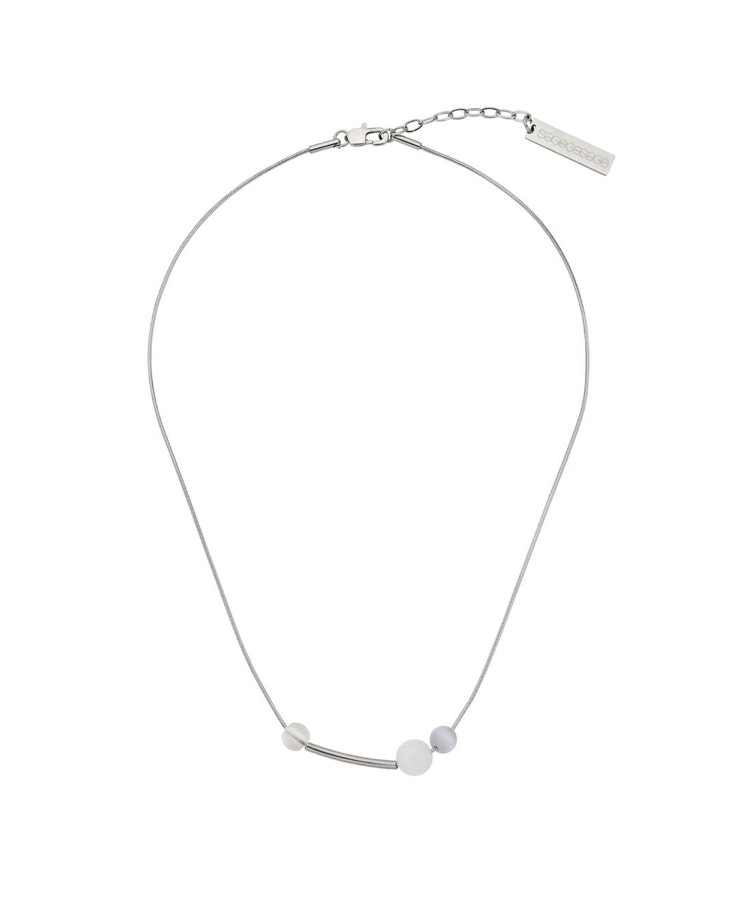 White Gradation Necklace
