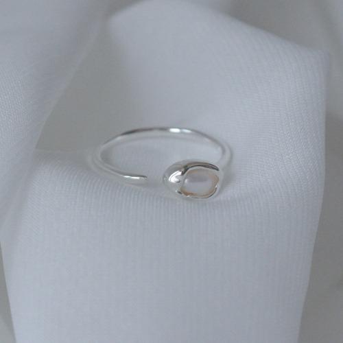 실버925 담수진주 은오픈링