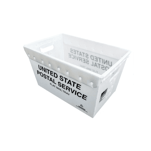 US postal service box wh/blk