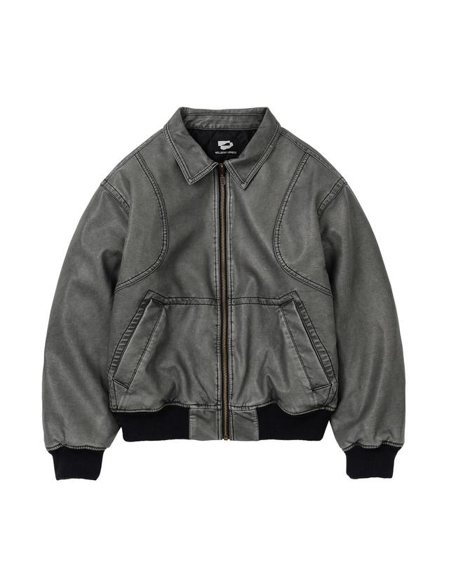 ジャケット・アウター Polysooem WASHED LEATHER WESTERN JACKET ジャケット・アウター Polysooem WASHED LEATHER WESTERN JACKET