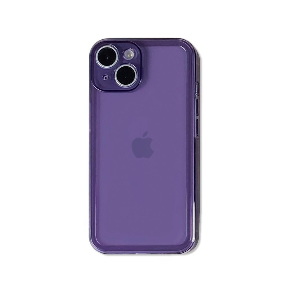 i phone jelly case (Purple)