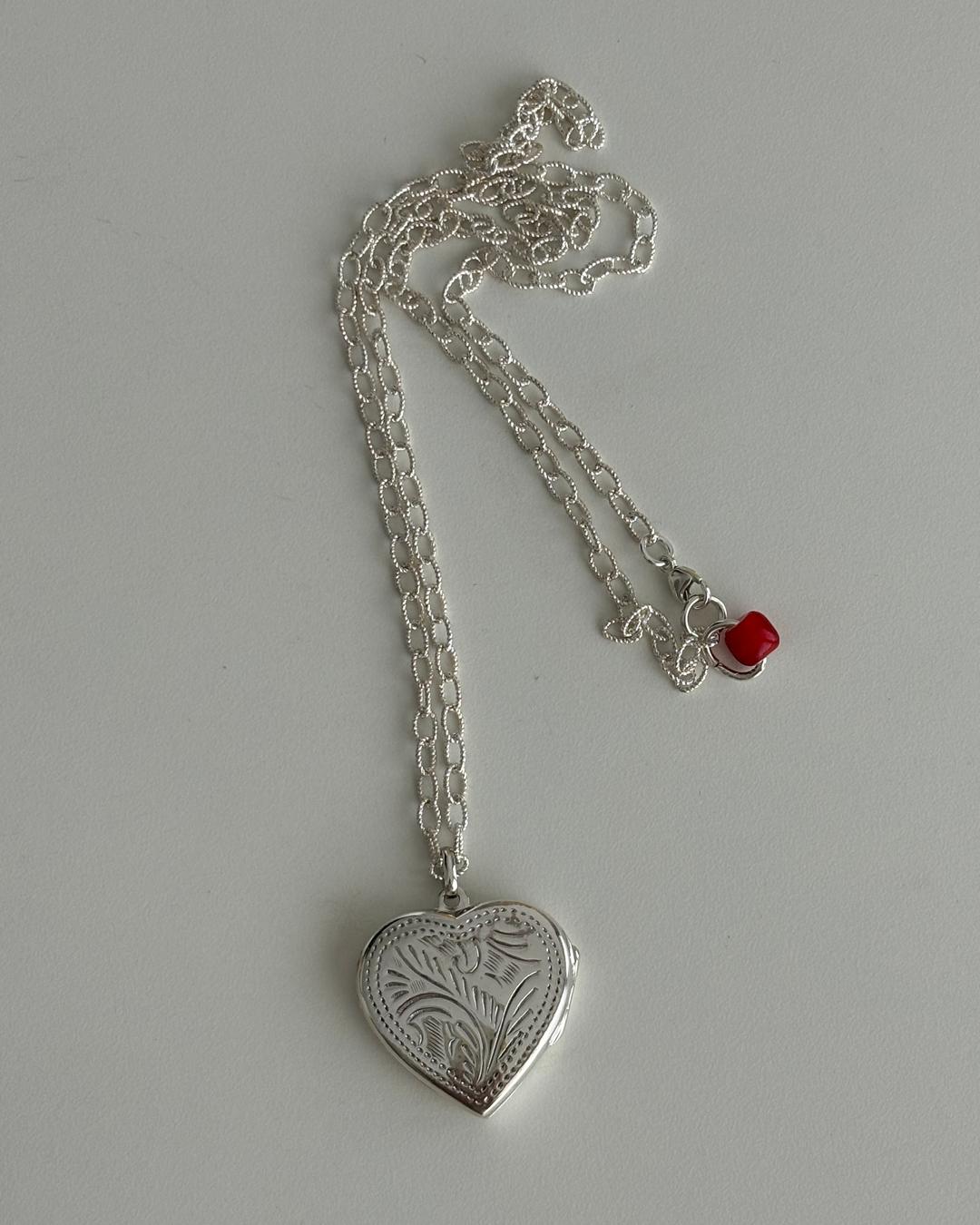 heart pendant italy chain necklace