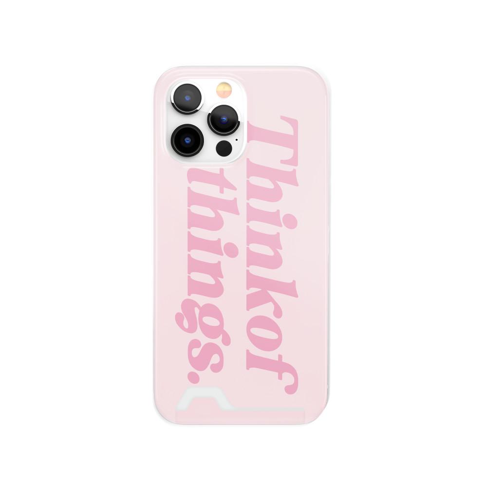 [띵크오브띵스]Logo Card Hard Phone Case