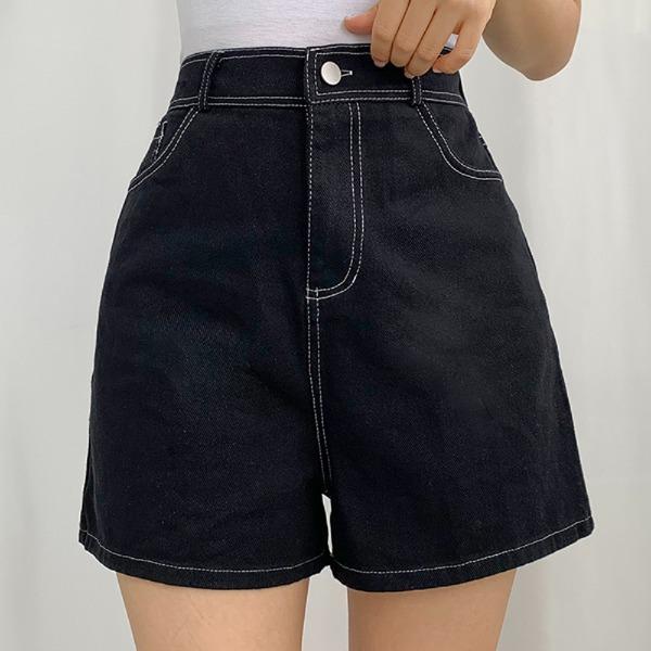 [뱃살쏙/하이웨스트] 이지 뒷밴딩 숏 팬츠