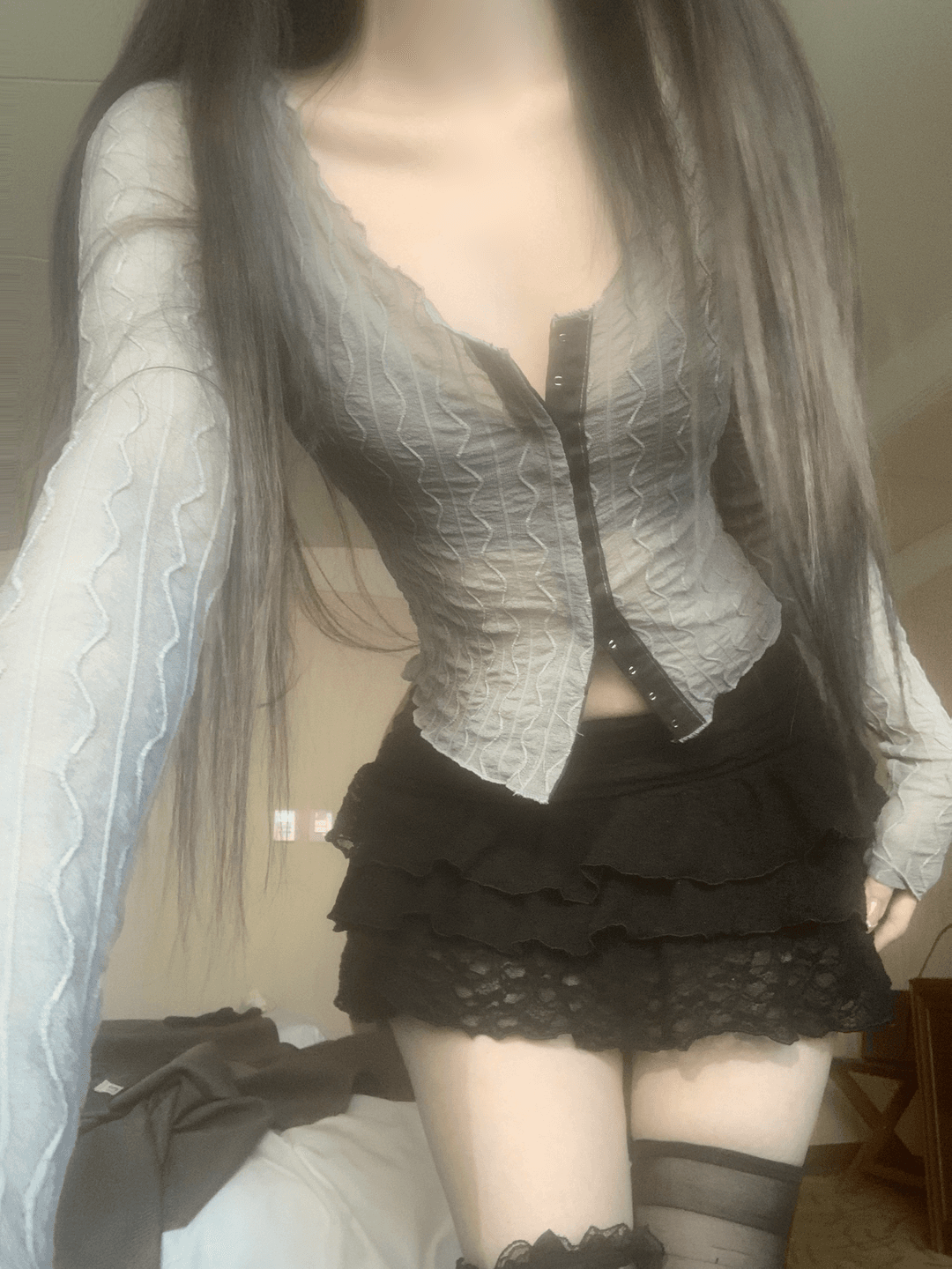 Neroni Hook Cardigan (light gray)
