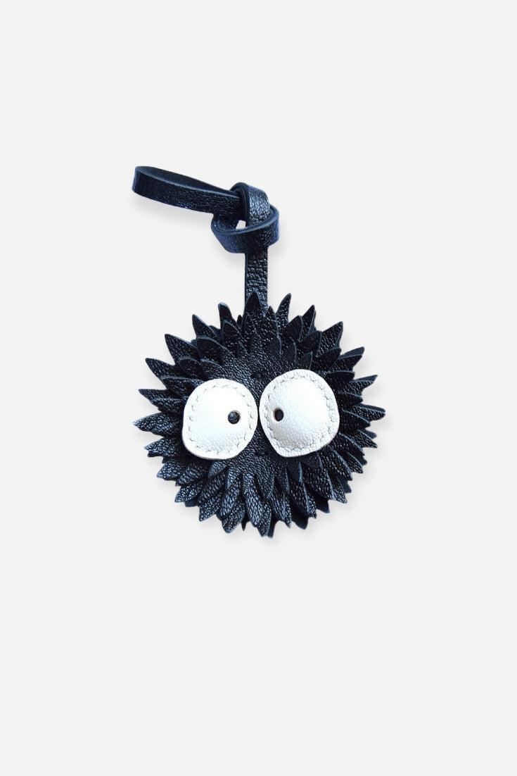 SMALL BLACK BRIQUETTES BAG CHARM