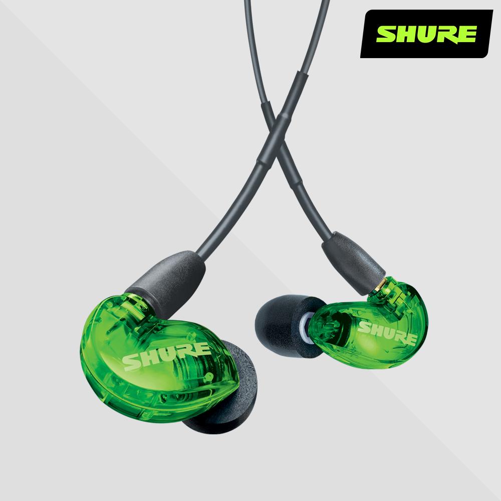 SHURE SE215SPE Green 슈어 이어폰