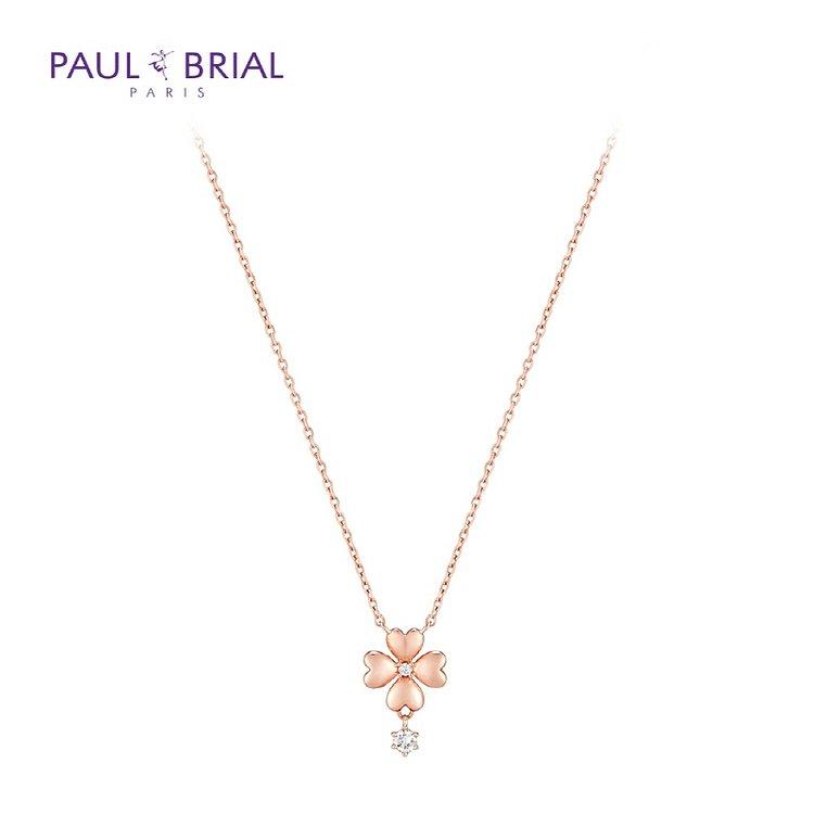 [PAUL BRIAL] 폴브리알 폴브리알 [SILVER] PASN0035 네잎클로버 목걸이