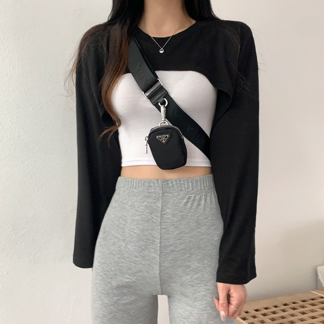 (1+1할인/여리핏보장!) 데일리 볼레로 긴팔티 4color