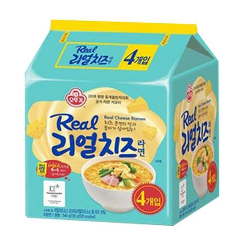 오뚜기 리얼치즈라면, 4개 - 라면 | 쿠팡