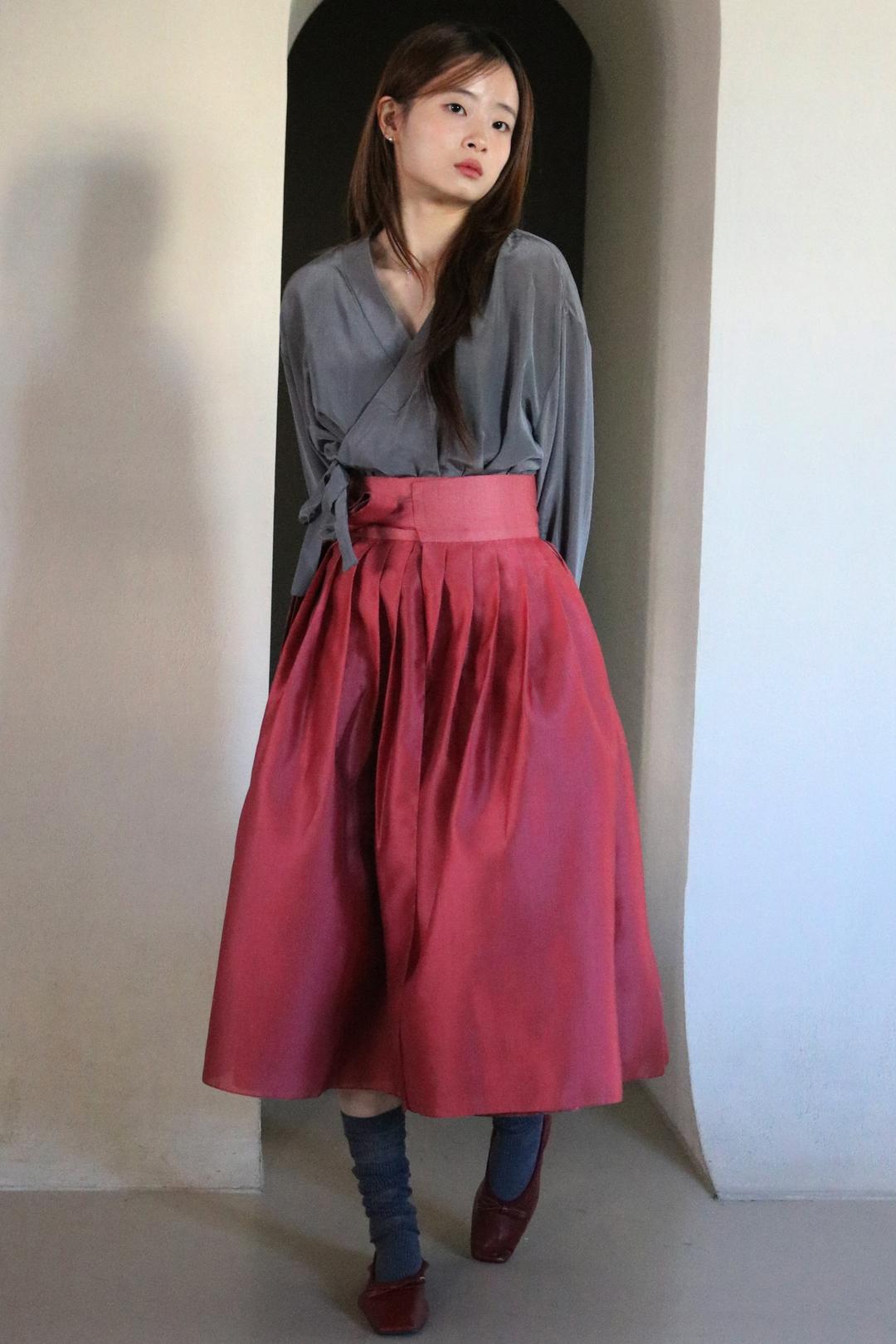 NEW 02 하녹 갈래 치마 4color