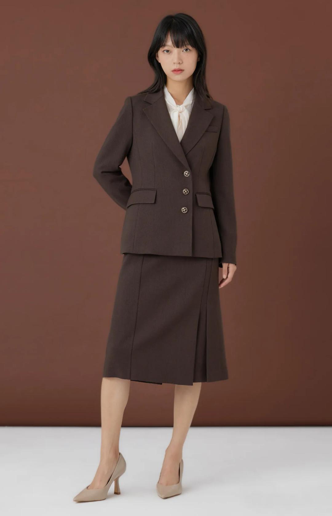 웨이스 H라인 스커트