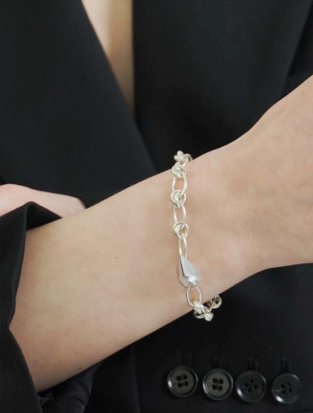 피스마이너스원 Peaceminusone Logo Bracelet #1 Black - 위시버킷