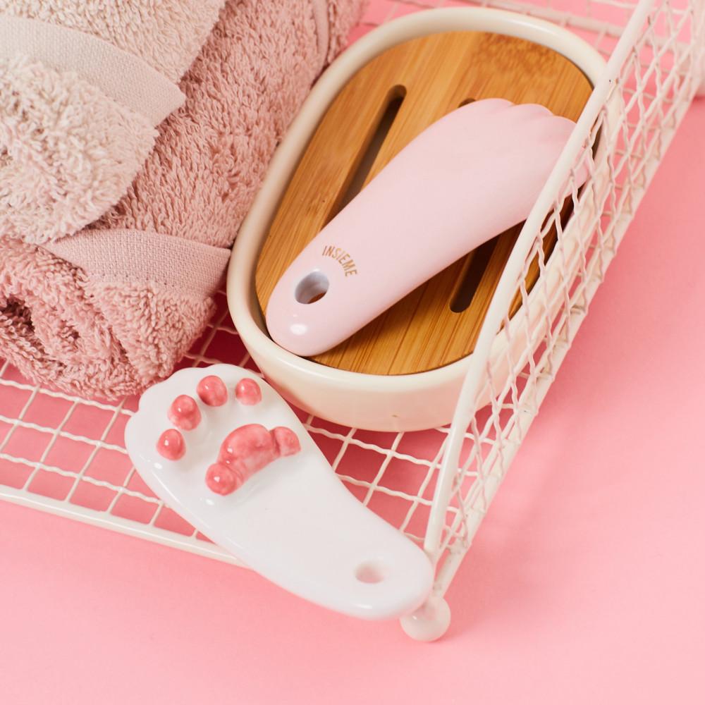 INSIEME 인씨에메 꾹꾹이 괄사 마사지 도구 세라믹 괄사 마사지기