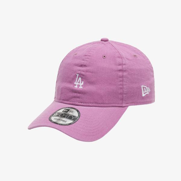 MLB 워시드 미니 로고 LA 다저스 언스트럭쳐 볼캡 퍼플