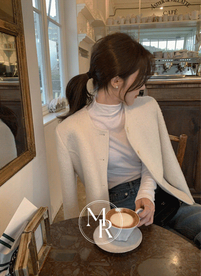 (made)르네핸드메이드-jk (3color) / 울 알파카 모헤어 부클 핸드메이드 자켓 *11월중순출고 11/10~11/15