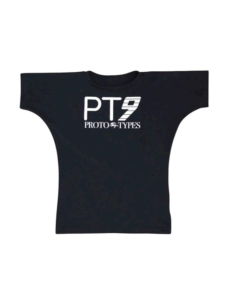 프로토타입스 블랙 PT9 핏티드 프린티드 티셔츠 PT09JE11USBK