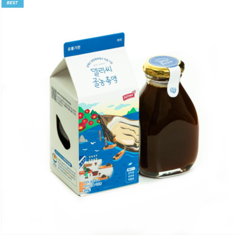 델리씨 굴 소스 농축액 (200g) 국산제조