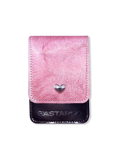 PINK HEART BENTO WALLET (ENAMEL BK)