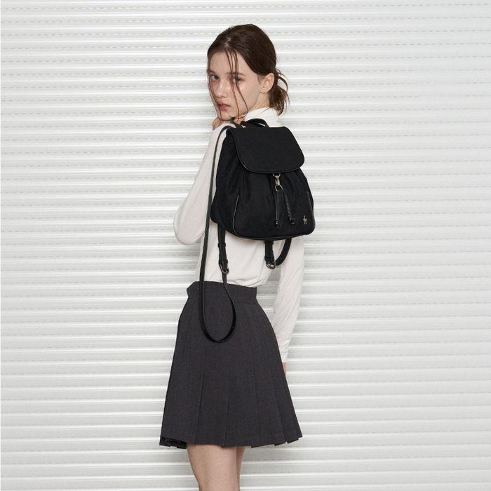 [4월 1일 예약배송] 브릿지 스웨이드 백팩 [BLACK]