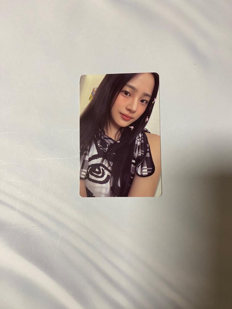 뉴진스 겟업 버니 비치백버전 민지 포카 New Jeans GET UP Bunny Beach Bag ver 앨포 포토카드