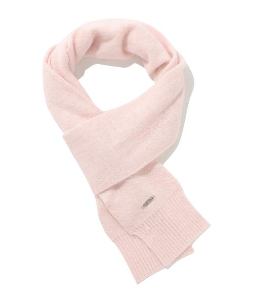 클로버하트 앙고라 머플러 핑크