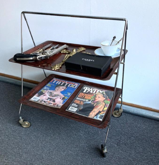 [FRANCE]70s mid-century trolley(트롤리).