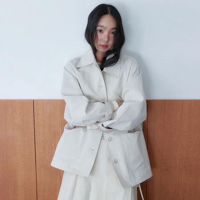 [29cm단독] COTTON SAPARI TRENCH JACKET [ CREAM ]