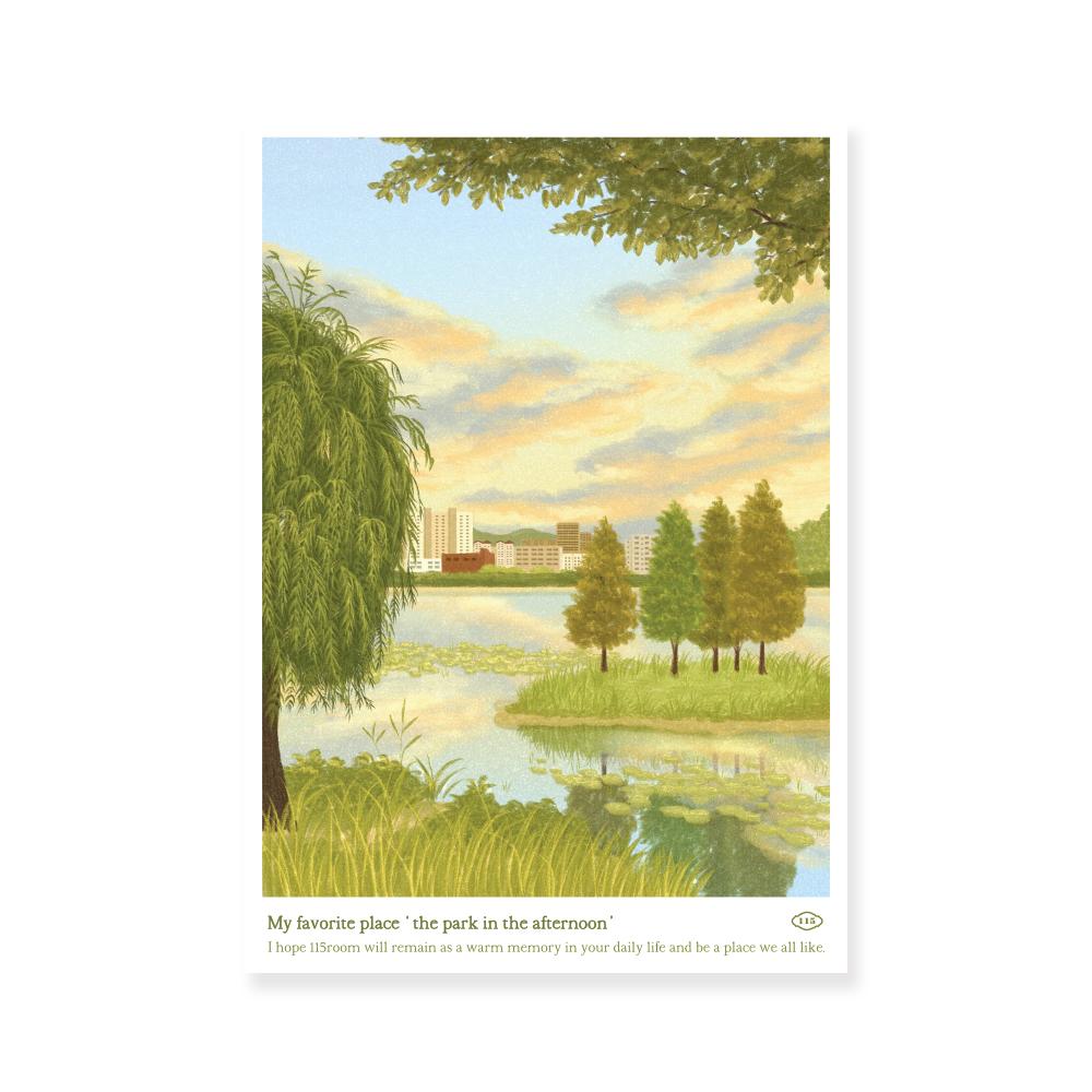 [115룸] 오후의 공원 포스터_A3