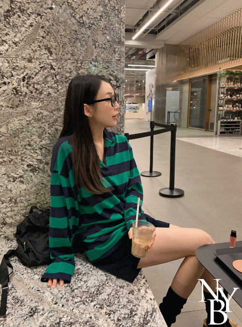 [Nearby.n]필유 럭비 카라티셔츠