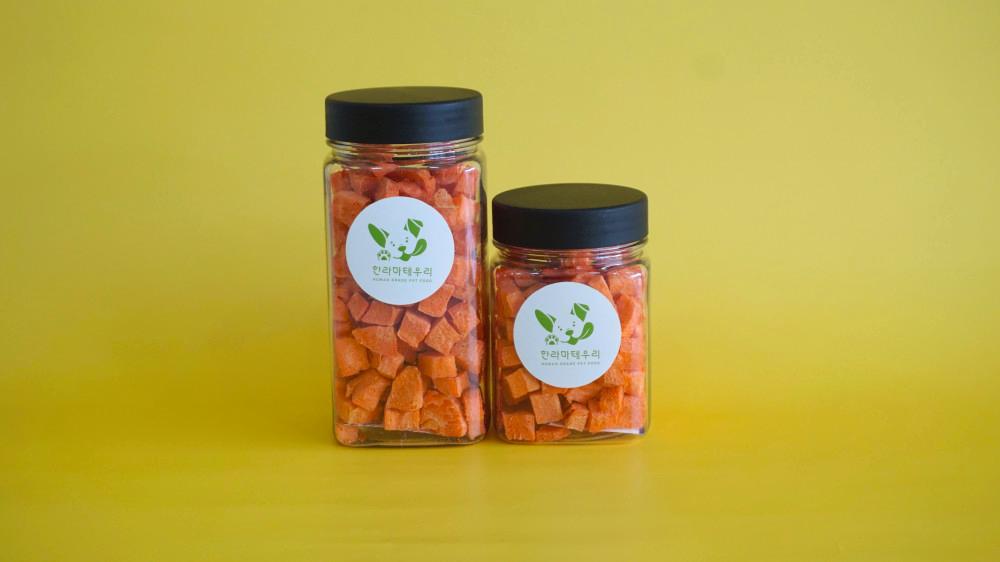 동결건조간식 한라마테우리 제주 야채 당근트릿(25g, 40g)