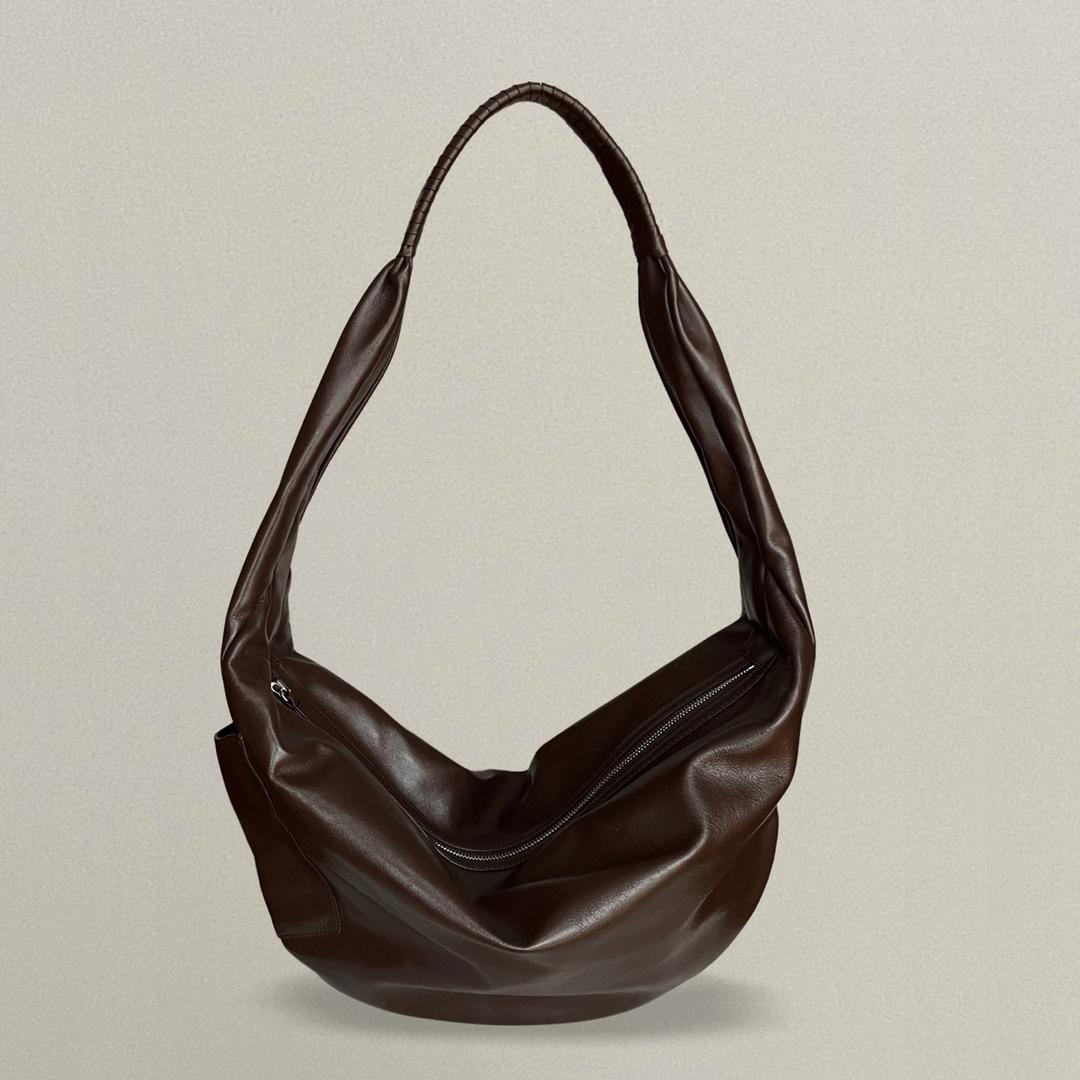 [스페셜오더_예약배송]Manoux bag_choco brown(M/L)