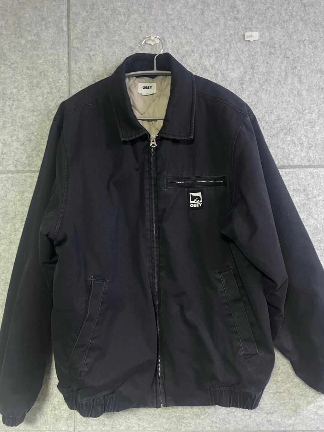 오베이 블랙 코튼 자켓 | 후루츠패밀리