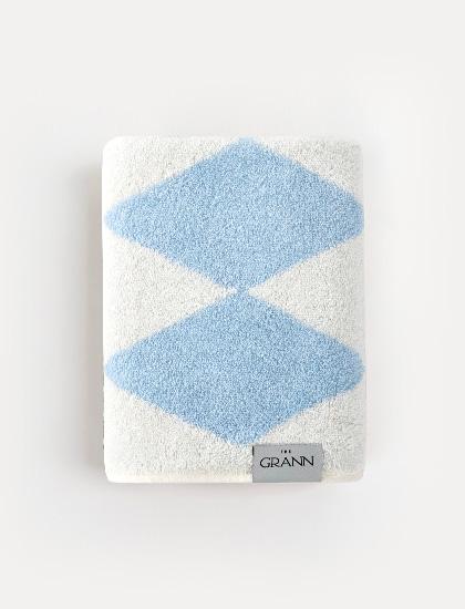 페이스타월 - 파스텔 블루 아가일 (2p/5p)