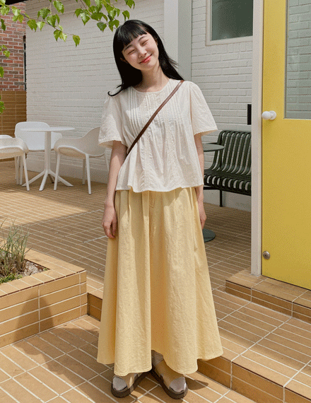 모러린넨롱스커트