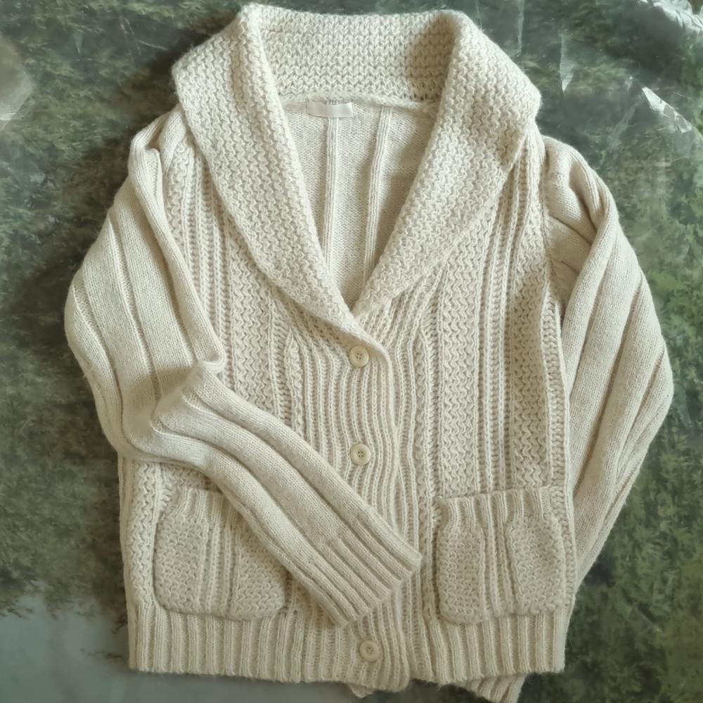 당일배송 그랜마 숄가디건 (cream)