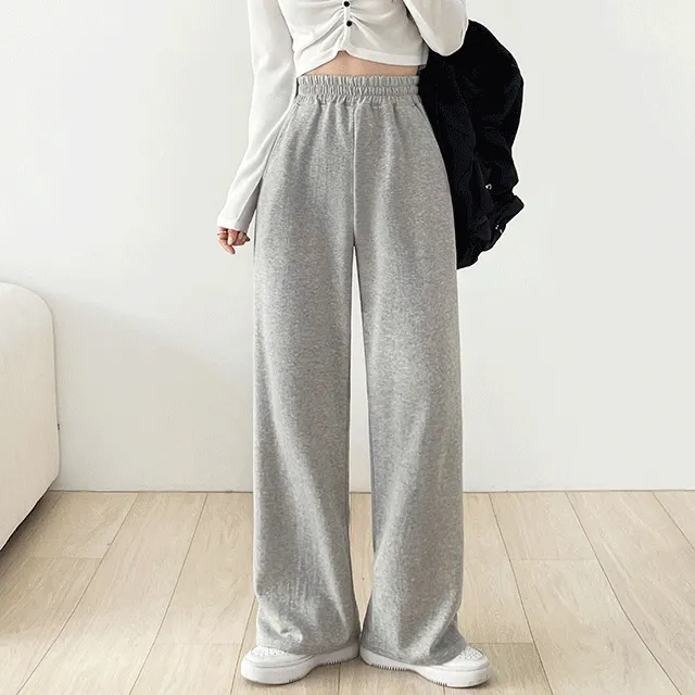 (기본&롱) 하이웨스트 이중밴딩 인생핏 트레이닝와이드팬츠 7color