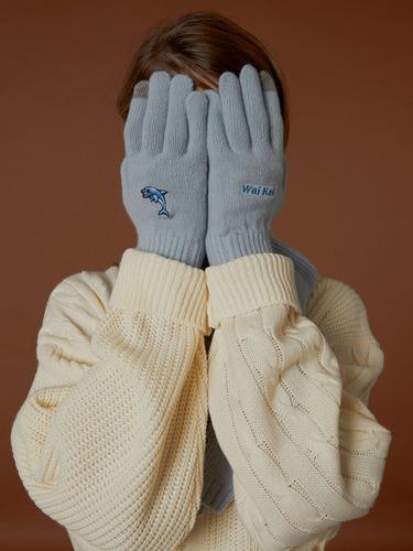 돌핀 스마트 터치장갑 스카이블루