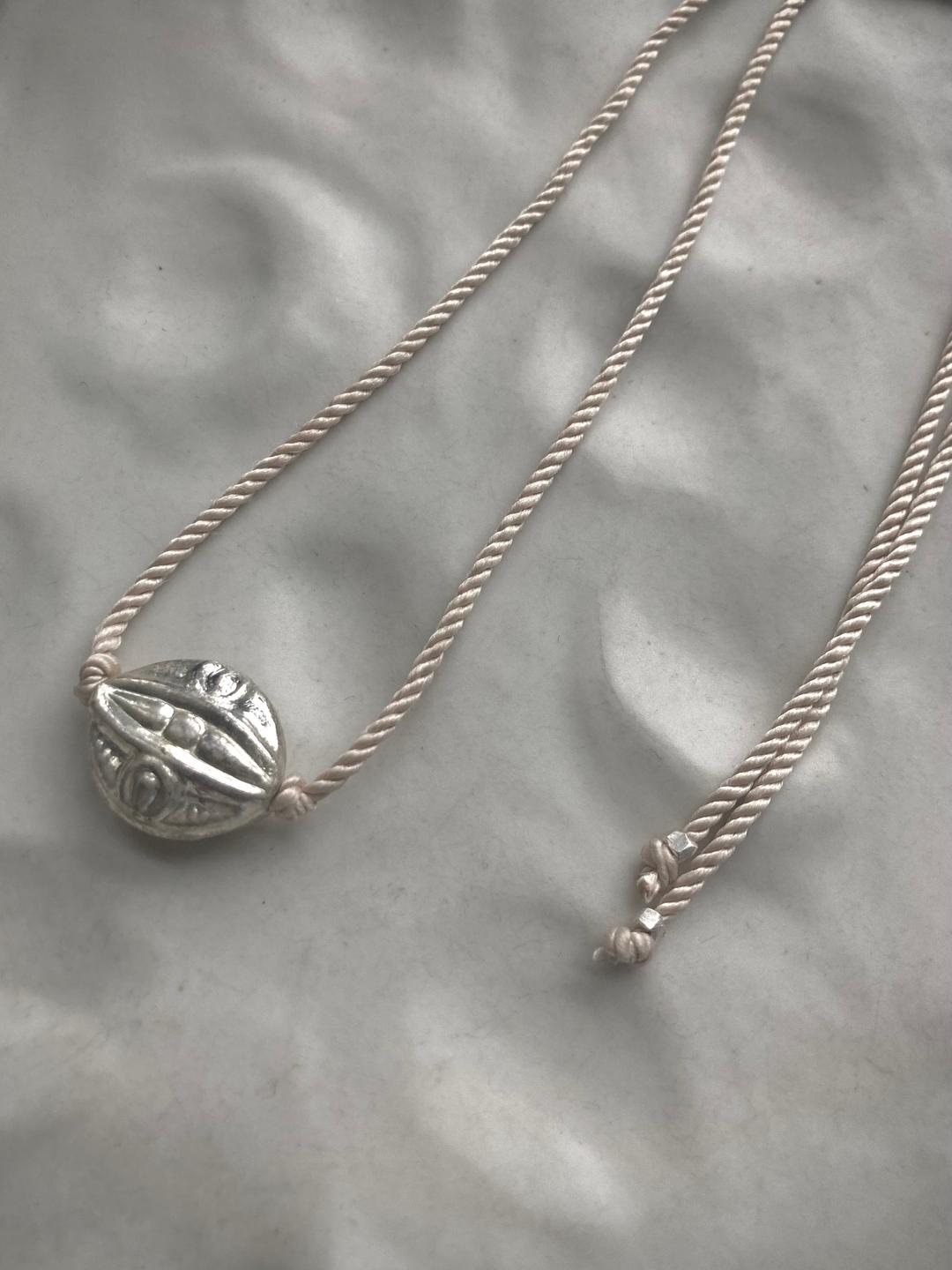 ancient tin rope necklace #3