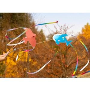 민화샵 막대기 미니연 전통만들기 세트 고래연 UDPOM0123, 10세트, 혼합색상